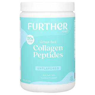 Further Food, Grass-Fed Collagen Peptides, Unflavored, 9.88 oz (280 g)