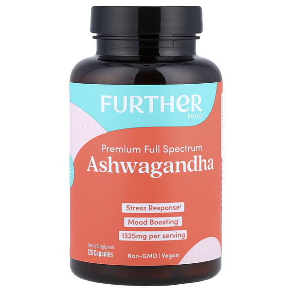 Ashwagandha, Premium Full Spectrum, 120 Capsules