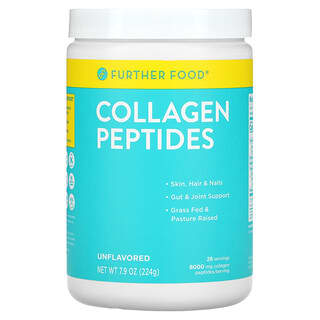Further Food, Peptides de collagène, non aromatisés, 8 000 mg, 226 g
