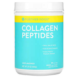 Further Food, Peptides de collagène, non aromatisés, 8 000 mg, 680 g