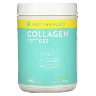 Further Food, Collagen Peptides, Unflavored, 8,000 mg, 24 oz (680 g)
