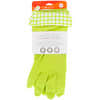 Splash Patrol, Natural Latex Cleaning Gloves, M/L, Green, 1 Pair