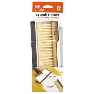 Full Circle, Crumb Runner, Counter Sweep and Squeegee, White, 1 Runner