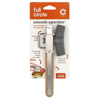 Full Circle, Smooth Operator™, Abrelatas de borde liso, 1 unidad