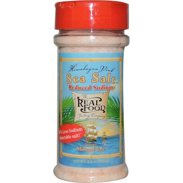 FunFresh Foods, ザ・リアル・フード、ヒマラヤのピンク海塩、塩分控えめ、8.8オンス（250 g）