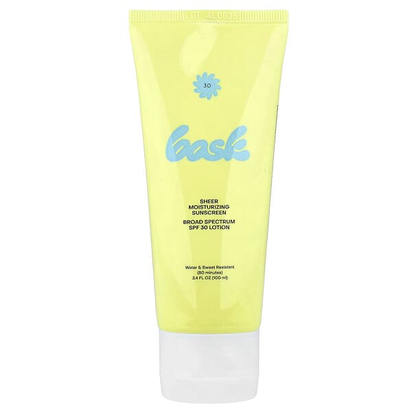 Bask Suncare, 시어 모이스처라이징 자외선 차단제, SPF 30, 100ml(3.4fl oz)