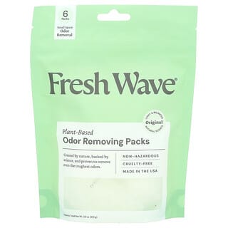 Fresh Wave, Пакеты для устранения запаха, оригинальные, 6 упаковок