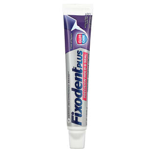 Fixodent, Plus, Crema adhesiva para dentaduras postizas, 57 g (2 oz)