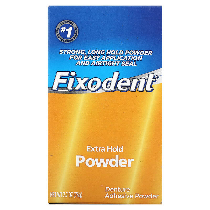 Fixodent Denture Adhesive Powder, Dawn to Dark, Extra Hold 2.7 oz (76 g)