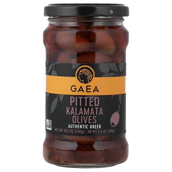 Gaea, Pitted Kalamata Olives, 10.2 oz (290 g) — product photo 1