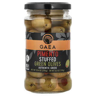 Gaea, Pimento Stuffed Green Olives, 10.4 oz (295 g)