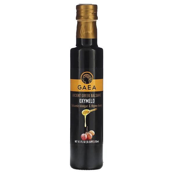 Gaea, Ancient Greek Balsamic, OXYMELO, Balsamic Vinegar &amp; Thyme Honey, 8.5 fl oz (250 ml)
