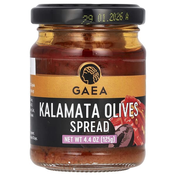 Gaea, Kalamata Olives Spread, 4.4 oz (125 g)