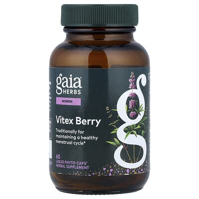 Gaia Herbs, Women, Chasteberry, 60 Vegan Liquid Phyto-Caps®