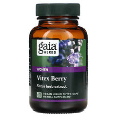 Gaia Herbs, Vitex Berry, 60 capsules phyto liquides véganes