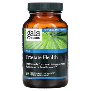 Gaia Herbs, Средство для поддержания здоровья простаты, 120 веганских капсул Phyto-Cap