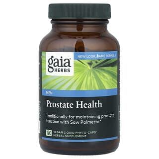 Gaia Herbs, Hombres, Salud de la próstata, 120 cápsulas líquidas Phyto-Caps® veganas