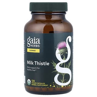 Gaia Herbs, 水飛薊，120 粒素食膠囊