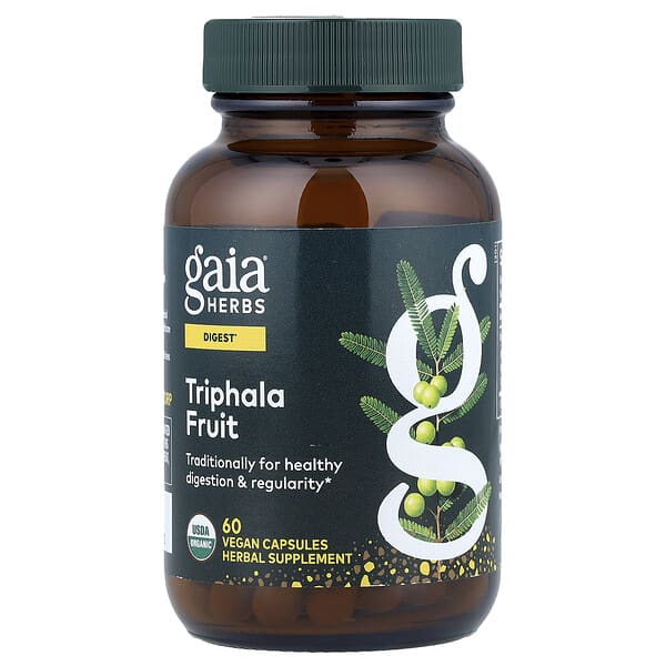 Triphala Fruit, 60 Vegan Capsules
