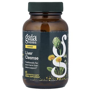 Gaia Herbs, Liver Cleanse, 60 Liquid Phyto-Caps (486 mg per Capsule)