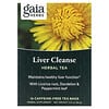 Liver Cleanse Herbal Tea, Caffeine Free, 16 Tea Bags, 1.13 oz (32 g)