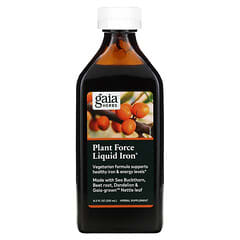 Gaia Herbs, Plant Force Liquid Iron, 8.5 fl oz (250 ml)