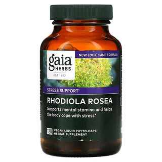 Gaia Herbs, Rhodiola Rosea, 120 Vegan Liquid Phyto-Caps