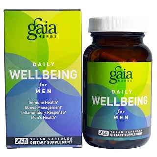 Gaia Herbs, DailyWellbeing, für Männer, 60 vegane Kapseln