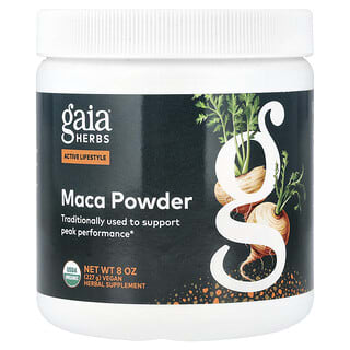 Gaia Herbs, Poudre de maca péruvienne gélatinisée, 227 g