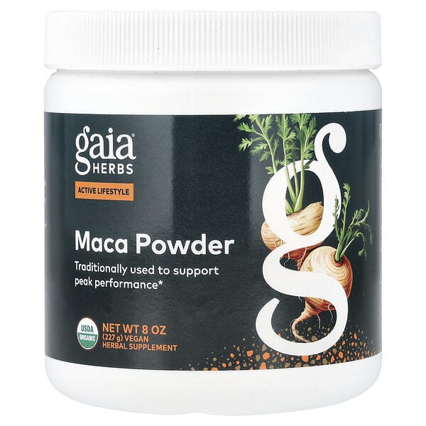 Gaia Herbs, 마카 분말, 227g(8oz)