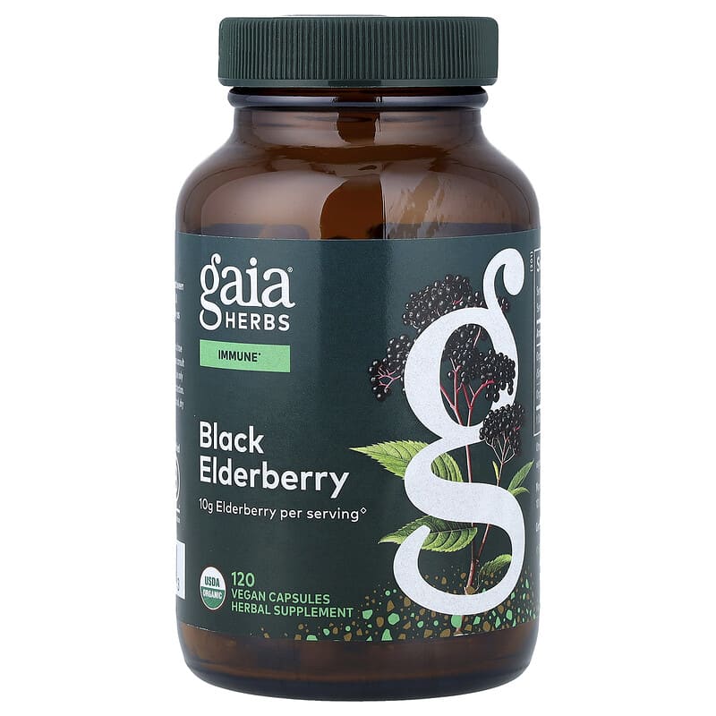 Black Elderberry , 120 Vegan Capsules