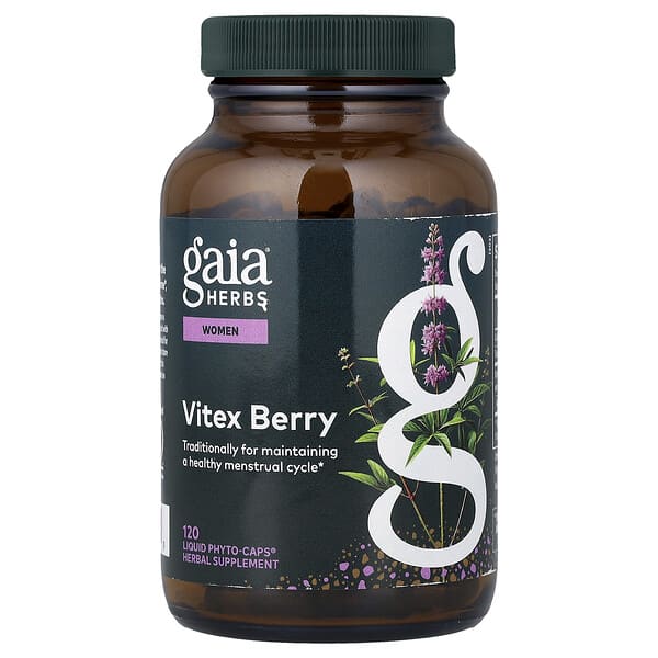 Gaia Herbs Women, Vitex Berry, 120 Liquid Phyto-Caps®