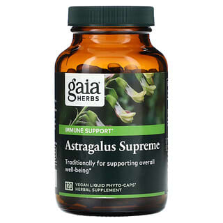 Gaia Herbs, Astragalus Supreme, 120 Vegan Liquid Phyto-Caps