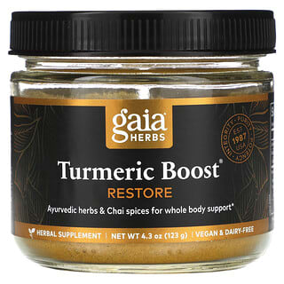 Gaia Herbs, Turmeric Boost, Restore, 4.3 oz (123 g)