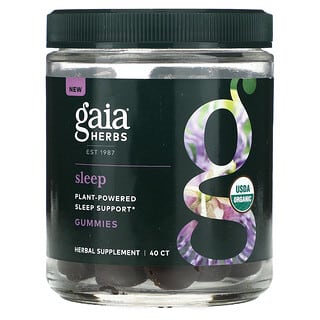 Gaia Herbs, 睡眠，40 粒软糖