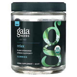 Gaia Herbs, Relax, 45 żelek