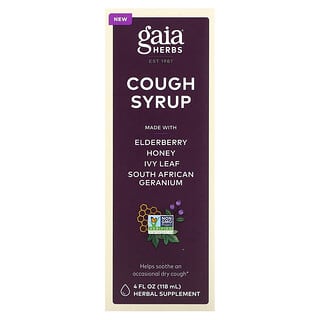 Gaia Herbs, Cough Syrup, 4 fl oz (118 ml)