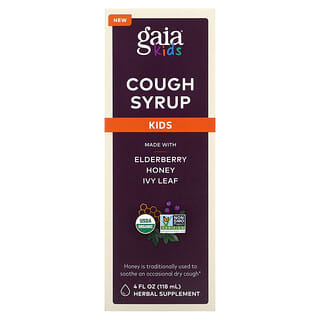 Gaia Herbs, Kids, Cough Syrup, 4 fl oz (118 ml)