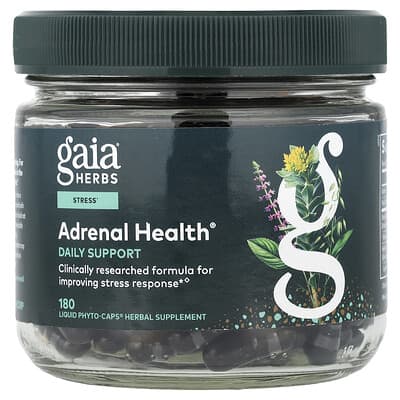 Gaia Herbs, Adrenal Health®, 180 Liquid Phyto-Caps®