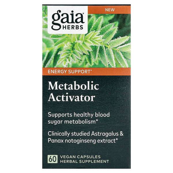 Gaia Herbs, Metabolic Activator, 60 Vegan Capsules — product photo 1