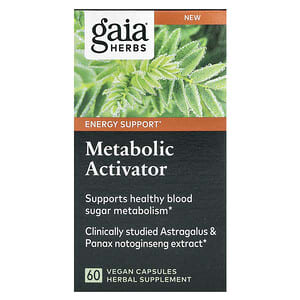 Gaia Herbs, Metabolic Activator, 60 Vegan Capsules