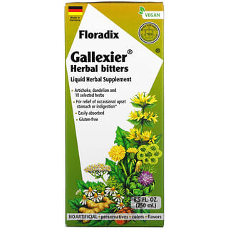 Floradix（フローラディクス）、Gallexier（ガレクシア）ハーバルビター、液体ハーブサプリメント、250ml（8.5液量オンス）