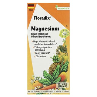 Floradix，鎂，17 液量盎司（500 毫升）