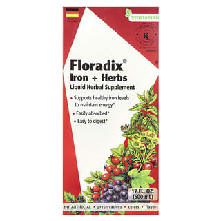 فلوراديكس‏, Floradix ، حديد + أعشاب ، 17 أونصة سائلة (500 مل)