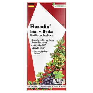فلوراديكس‏, Floradix، حديد + أعشاب، 23 أونصة سائلة (700 مل)