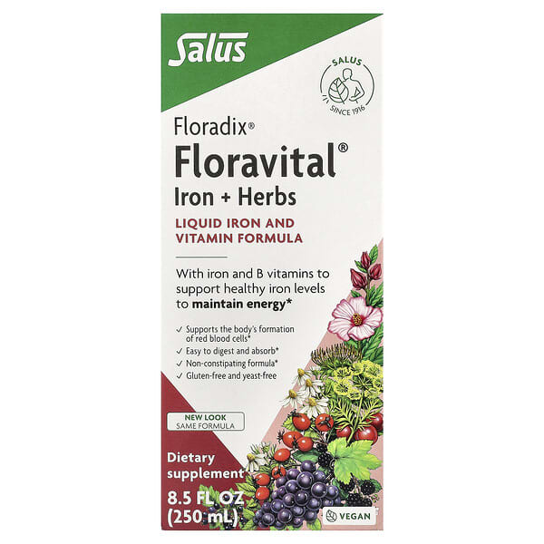 Floradix, Floravital® Iron + Herbs, 8.5 fl oz (250 ml) — product photo 1