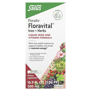 Floradix, Floravital® Fer + Plantes, 500 ml