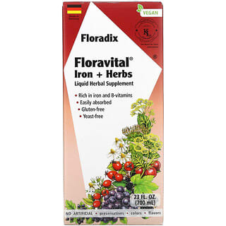 Gaia Herbs, Floradix, Floravital Ferro + Ervas, 700 ml (23 fl oz)