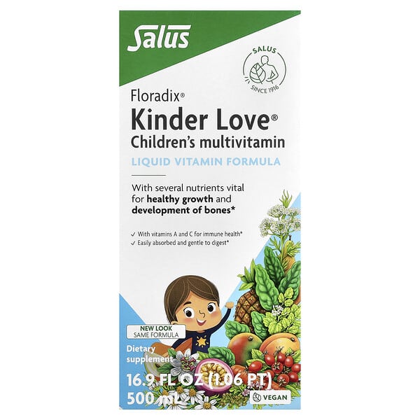 Floradix, Kinder Love®, Children's Multivitamin, 16.9 fl oz (500 ml) — product photo 1