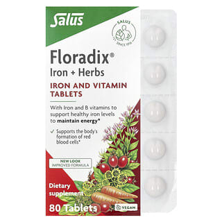 Floradix® Iron + Herb, 80 Tablets